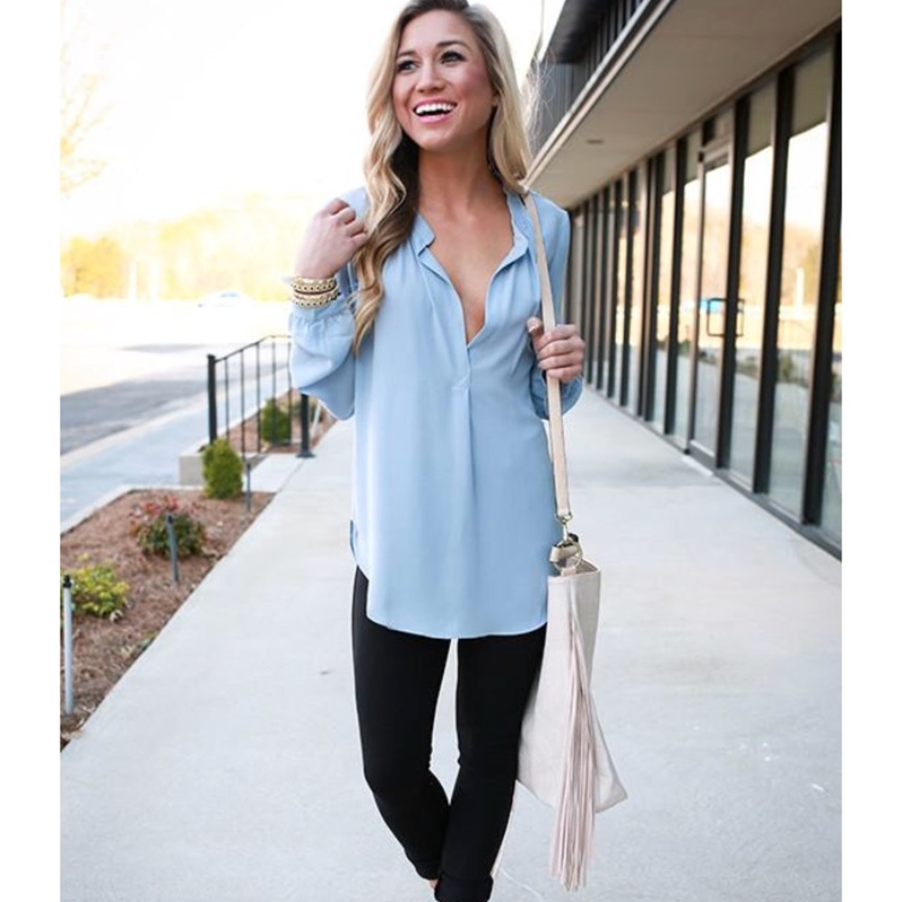 Juniper Darling Top in Serenity